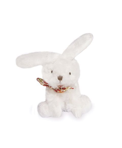 М'яка іграшка зайчик Lapin blanc avec chouchou, 12 см, Doudou et Companie DC3818 DC3818 фото