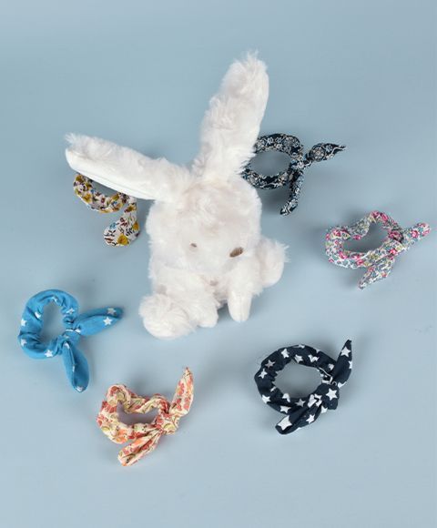 М'яка іграшка зайчик Lapin blanc avec chouchou, 12 см, Doudou et Companie DC3818 DC3818 фото
