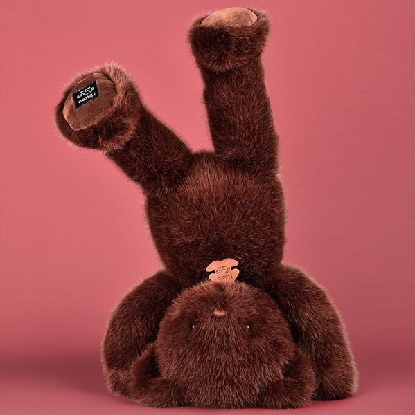 М'яка іграшка ведмедик Cl&eacute;mentin Marron Chocolat, 60 см, Histoire d'Ours HO3391 HO3391 фото