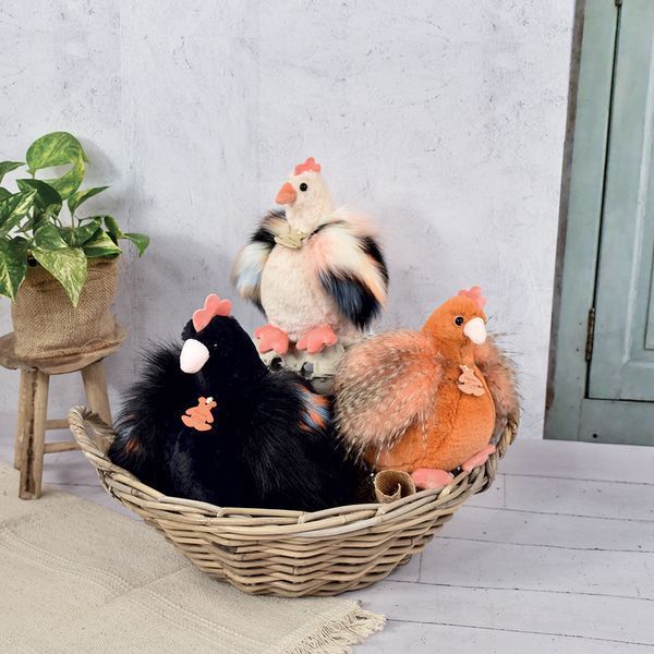 М'яка іграшка курочка Poulette - Beige, 20 см, Histoire d'Ours HO3162 HO3162 фото