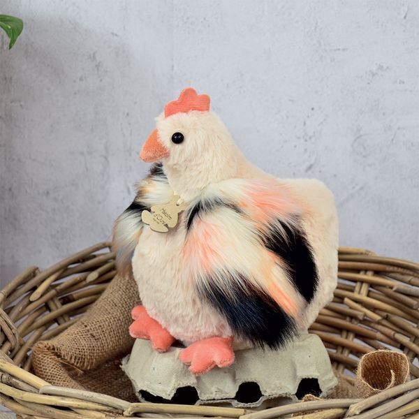 М'яка іграшка курочка Poulette - Beige, 20 см, Histoire d'Ours HO3162 HO3162 фото