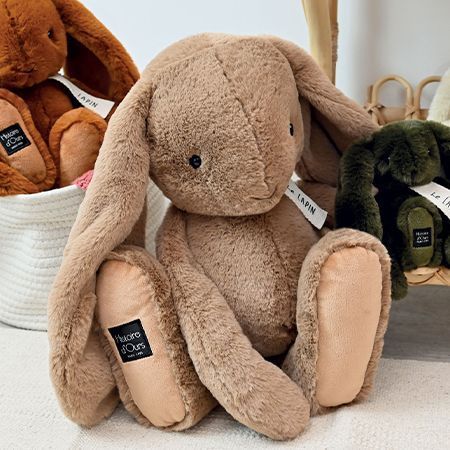 М'яка іграшка зайчик LE LAPIN - marron, 50 см, Histoire d'Ours HO3249 HO3249 фото