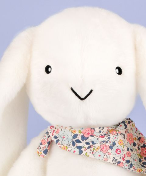 М'яка іграшка зайчик Lapin Fleurette XXL, 50 см, Doudou et Companie DC4306 DC4306 фото