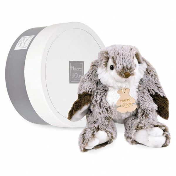 М'яка іграшка зайчик Lapin Marius - Gris chaud, 20 см, Histoire d'Ours HO2296 HO2296 фото