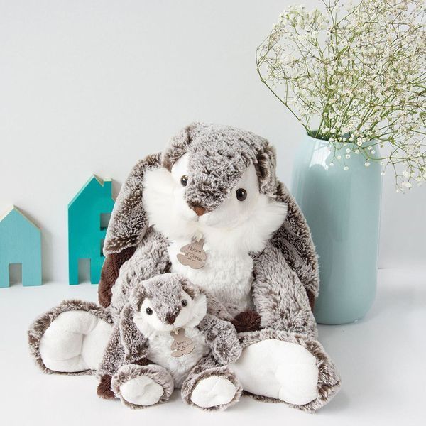 М'яка іграшка зайчик Lapin Marius - Gris chaud, 20 см, Histoire d'Ours HO2296 HO2296 фото