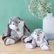 М'яка іграшка зайчик Lapin Marius - Gris chaud, 20 см, Histoire d'Ours HO2296 HO2296 фото 5