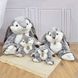 М'яка іграшка зайчик Lapin Marius - Gris chaud, 30 см, Histoire d'Ours HO2061 HO2061 фото 6