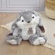 М'яка іграшка зайчик Lapin Marius - Gris chaud, 30 см, Histoire d'Ours HO2061 HO2061 фото 1