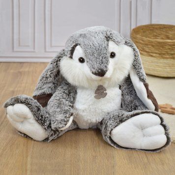 Мягкая игрушка зайчик Lapin Marius - Gris chaud, 40 см, Histoire d'Ours HO2297 HO2297 фото