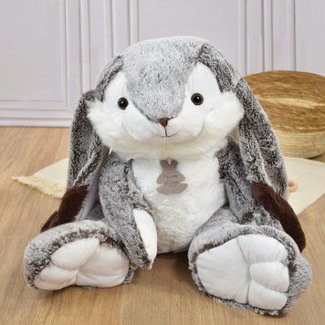 Мягкая игрушка зайчик Lapin Marius - Gris chaud, 50 см, Histoire d'Ours HO2298 HO2298 фото