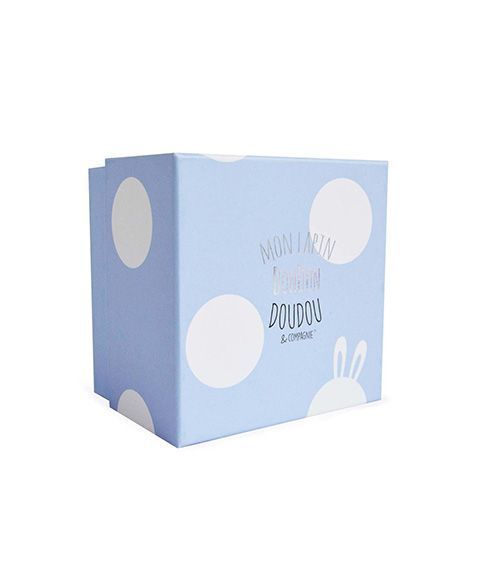 М'яка іграшка зайчик Lapin Bonbon Bleu, 16 см, Doudou et Companie DC3376 DC3376 фото