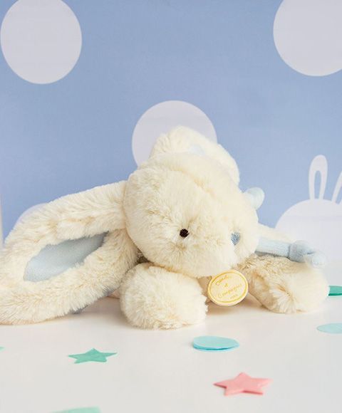М'яка іграшка зайчик Lapin Bonbon Bleu, 20 см, Doudou et Companie DC1238 DC1238 фото
