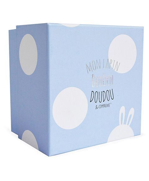 М'яка іграшка зайчик Lapin Bonbon Bleu, 20 см, Doudou et Companie DC1238 DC1238 фото