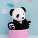 М'яка іграшка панда Panda noir et blanc, 25 см, Histoire d'Ours HO2867 HO2867 фото 2