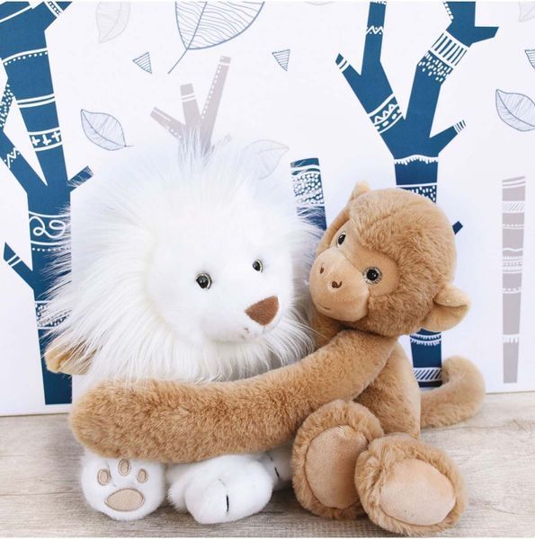 М'яка іграшка мавпочка Singe - Beige, 35 см, Histoire d'Ours HO2949 HO2949 фото