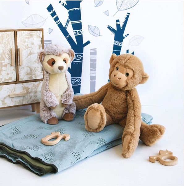 М'яка іграшка мавпочка Singe - Beige, 35 см, Histoire d'Ours HO2949 HO2949 фото