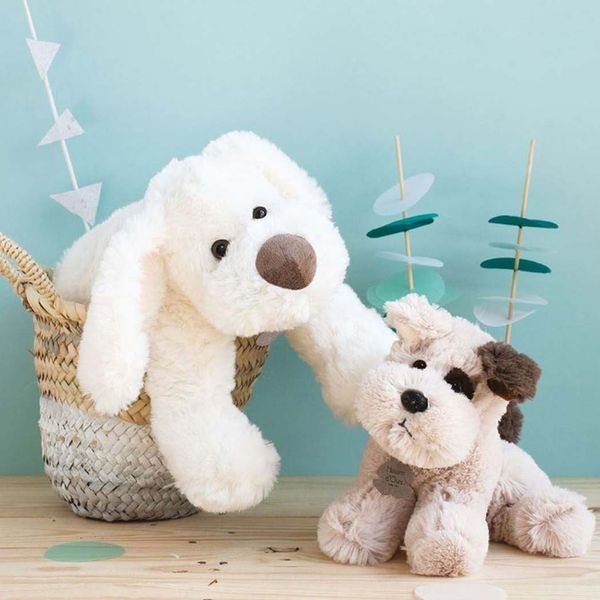 М'яка іграшка собака Cookie - Peluche Chien Blanc, 40 см, Histoire d'Ours HO2320 HO2320 фото