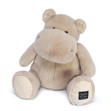 М'яка іграшка бегемот HIP'COOL Beige, 40 см, Histoire d'Ours HO3094 HO3094 фото