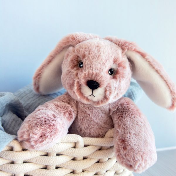 М'яка іграшка зайчик Peluche Lapin Rose, 25 см, Histoire d'Ours HO3007 HO3007 фото