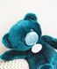 М'яка іграшка ведмедик Ours en peluche bleu paon, 37 см, Doudou et Companie DC3591 DC3591 фото 2