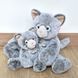Мягкая игрушка котик Peluche Chat Gris, 25 см, Histoire d'Ours HO3008 HO3008 фото 3