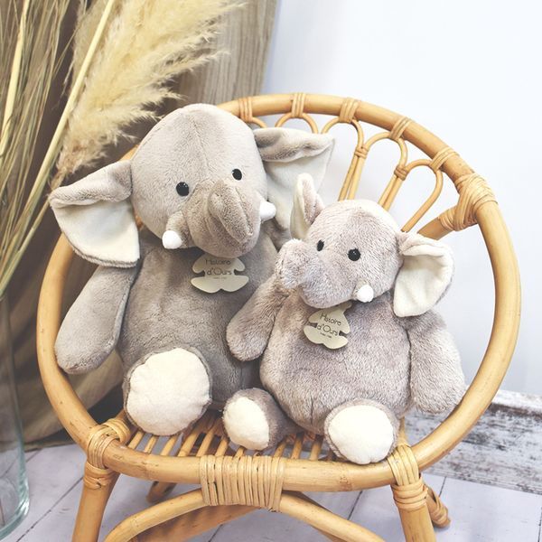М'яка іграшка слоник Peluche El&eacute;phant Gris, 23 см, Histoire d'Ours HO1283 HO1283 фото