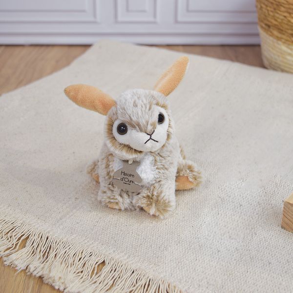 М'яка іграшка зайчик Peluche Lapin Marron, 15 см, Histoire d'Ours HO2233-Lapin HO2233-Lapin фото