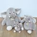 М'яка іграшка слоник Peluche El&eacute;phant Gris, 23 см, Histoire d'Ours HO1283 HO1283 фото 3