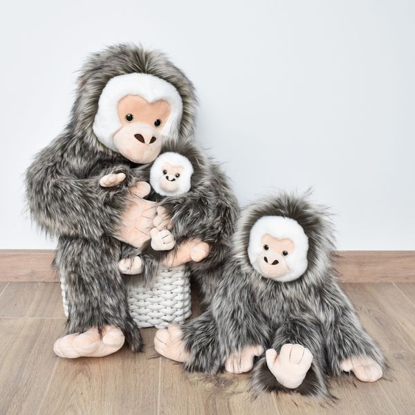 М'яка іграшка мавпочка Peluche Singe Marron, 45 см, Histoire d'Ours HO3046 HO3046 фото