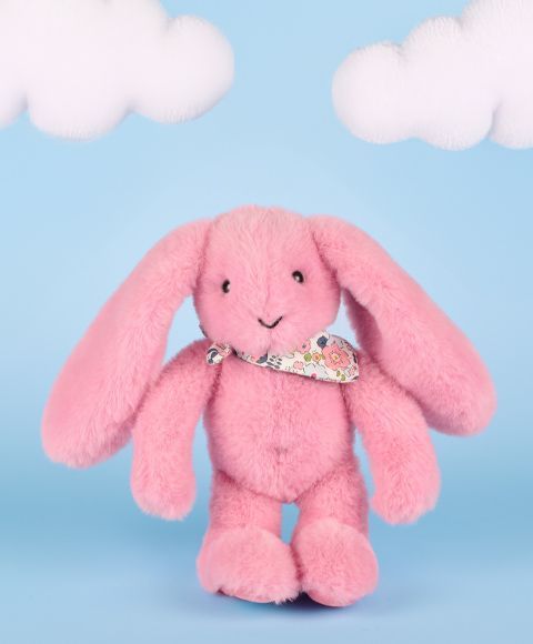 М'яка іграшка зайчик Lapin Fleurette, 25 см, Doudou et Companie DC4297 DC4297 фото