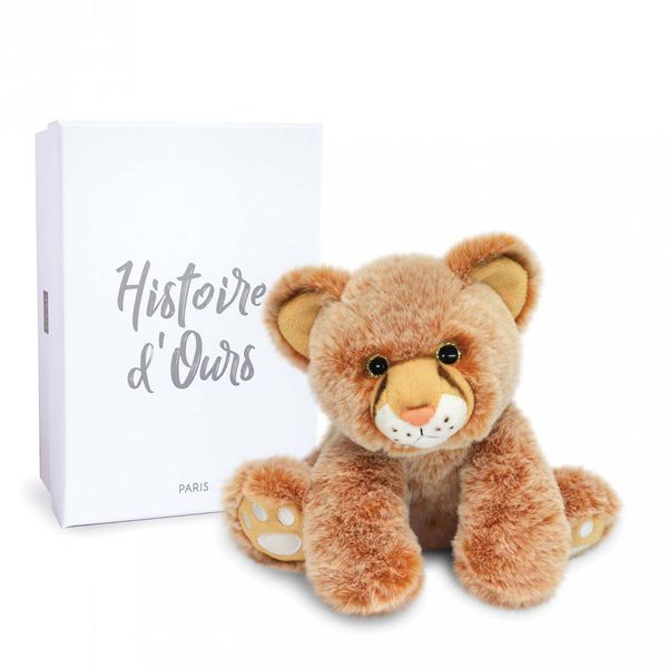 М'яка іграшка лев Peluche B&eacute;b&eacute; Lion Marron, 18 см, Histoire d'Ours HO3056 HO3056 фото