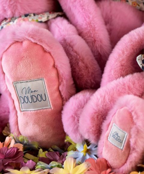 М'яка іграшка зайчик Lapin Fleurette, 35 см, Doudou et Companie DC4302 DC4302 фото