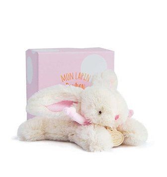 Мягкая игрушка зайчик Lapin Bonbon Rose, 16 см, Doudou et Companie DC3375 DC3375 фото