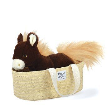 М'яка іграшка коник Peluche cheval Alezan, 25 см, Histoire d'Ours HO3151 HO3151 фото