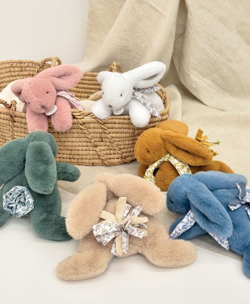 М'яка іграшка зайчик Lapin DOUDOU - Beige, 25 см, Doudou et Companie DC4144 DC4144 фото