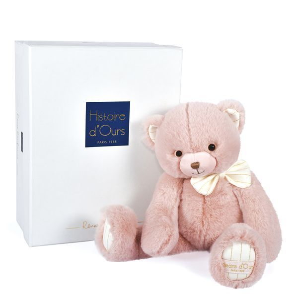 М'яка іграшка ведмедик Ours Preppy Chic Rose poudr&eacute;, 30 см, Histoire d'Ours HO3132 HO3132 фото