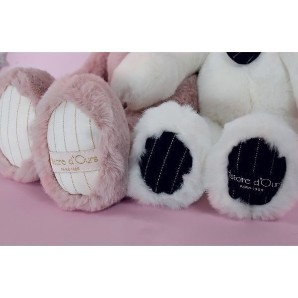 М'яка іграшка ведмедик Ours Preppy Chic Rose poudr&eacute;, 30 см, Histoire d'Ours HO3132 HO3132 фото