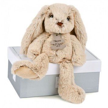 М'яка іграшка зайчик Peluche Lapin  Beige, 25 см, Histoire d'Ours HO2430 HO2430 фото