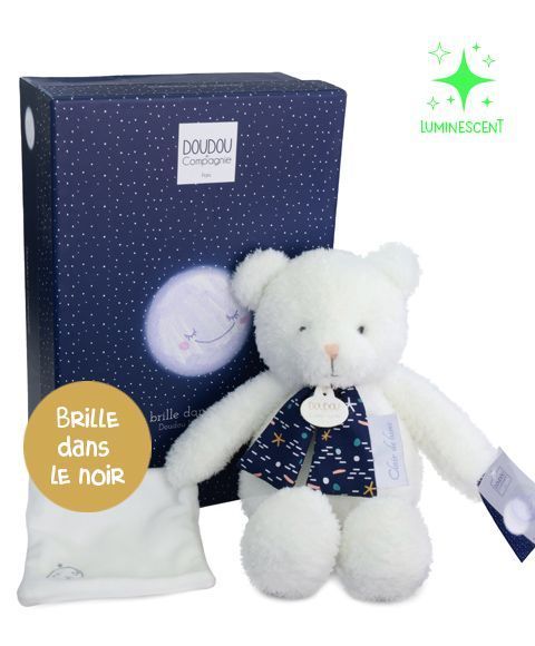 М'яка іграшка ведмедик Clair de Lune, 28 см, Doudou et Companie DC4318 DC4318 фото