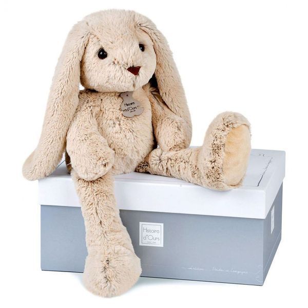 М'яка іграшка зайчик Peluche Lapin Beige, 50 см, Histoire d'Ours HO2432 HO2432 фото