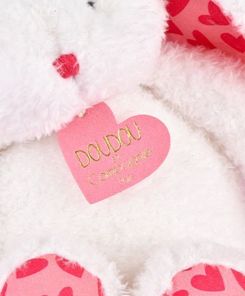 Мягкая игрушка зайчик  LAPIN JE T'AIME, 25 см, Doudou et Companie DC4372 DC4372 фото