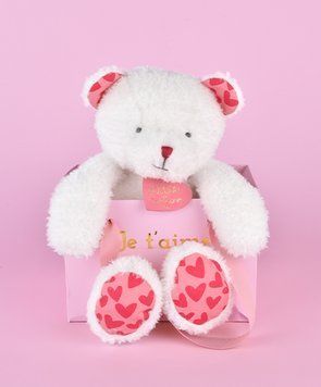 Мягкая игрушка мишка OURS JE T'AIME, 25 см, Doudou et Companie DC4373 DC4373 фото