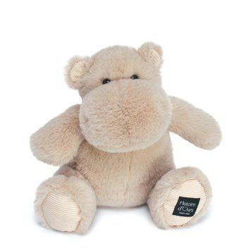 М'яка іграшка бегемот HIP'COOL Beige, 25 см, Histoire d'Ours HO3093 HO3093 фото