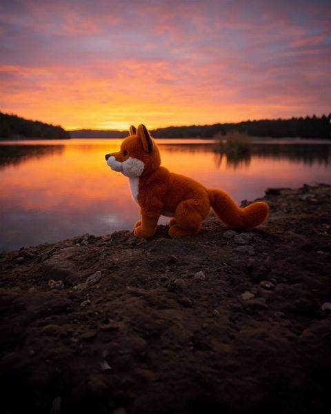 Мягкая игрушка лис Sweet Clever Fox, 25 см, Bukowski Design 25007 25007 фото
