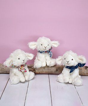 Мягкая игрушка овечка Agneau blanc avec chouchou, 12 см, Doudou et Companie DC3817  DC3817 фото