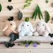М'яка іграшка зайчик Peluche lapin, 17 см, Histoire d'Ours HO3000/білий HO3000/білий фото 1