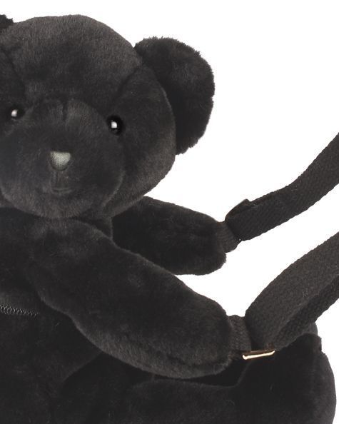 М'яка іграшка-сумка Sac bandouliere - Ours en peluche noir, 30 см, Doudou et Companie DC4377 DC4377 фото