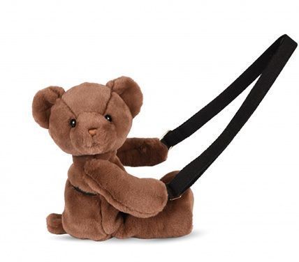 М'яка іграшка-сумка Sac bandouliere - Ours en peluche marron, 30 см, Doudou et Companie DC4380 DC4380 фото
