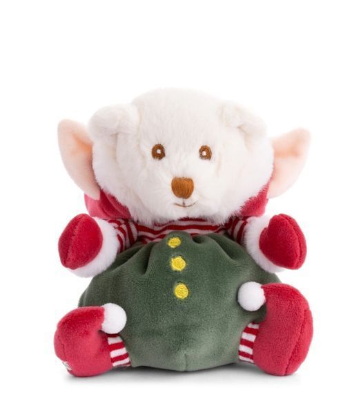 М'яка іграшка ведмедик Ziggy Santa's Little Helper, 15 см, Bukowski Design 24088A 24088A фото