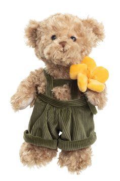 М'яка іграшка ведмедик Romantic Teddy/yellow, 25 см, Bukowski Design 25073 25073 фото